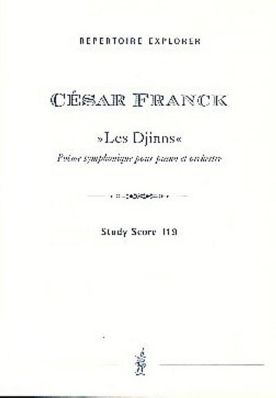 Les Djinns poème symphoniquefür Klavier und Orchester