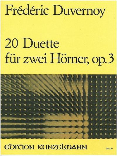 20 Duette op.3für 2 Hörner