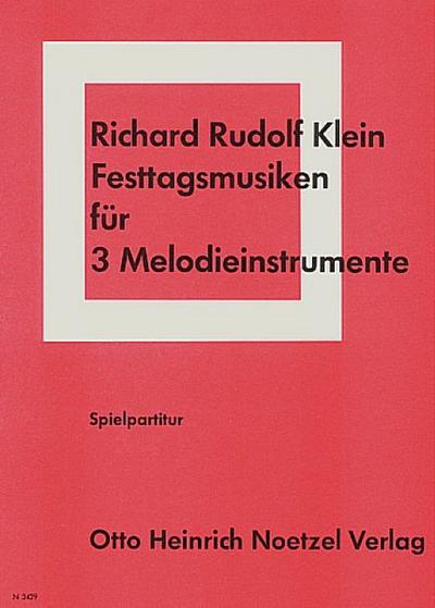 Festtagsmusiken für 3 Melodieinstrumente
