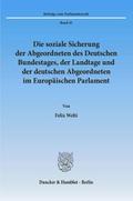 Die soziale Sicherung der Abgeordneten des Deutsch