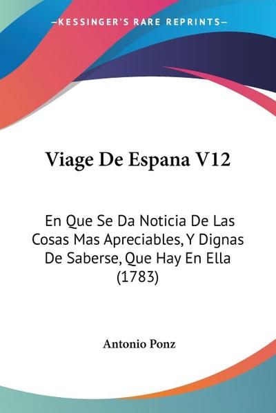 Viage De Espana V12