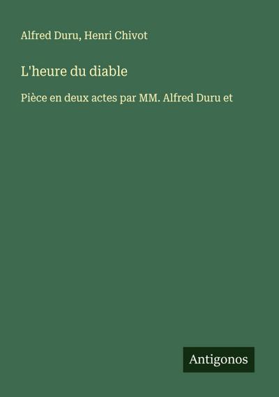 L’heure du diable