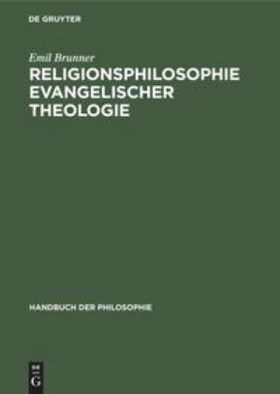 Religionsphilosophie evangelischer Theologie