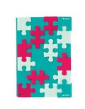 Notebook A6, PUZZLE. Emerald green