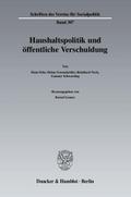 Haushaltspolitik und öffentliche Verschuldung