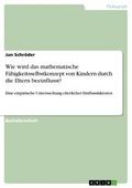 Wie wird das mathematische Fähigkeitsselbstkonzept