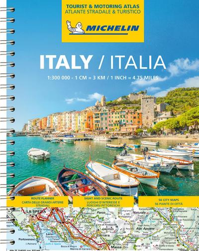 Michelin Straßenatlas Italien mit Spiralbindung