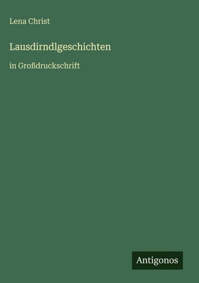 Lausdirndlgeschichten