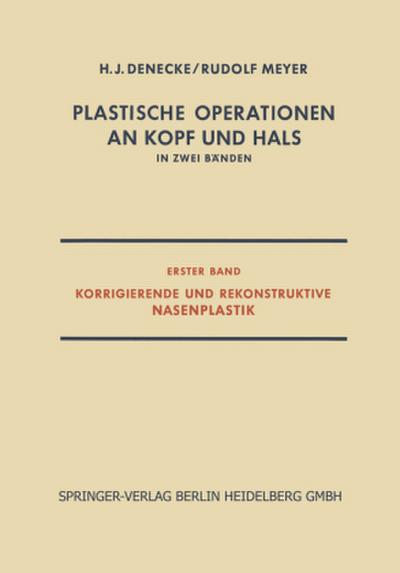 Plastische Operationen an Kopf und Hals