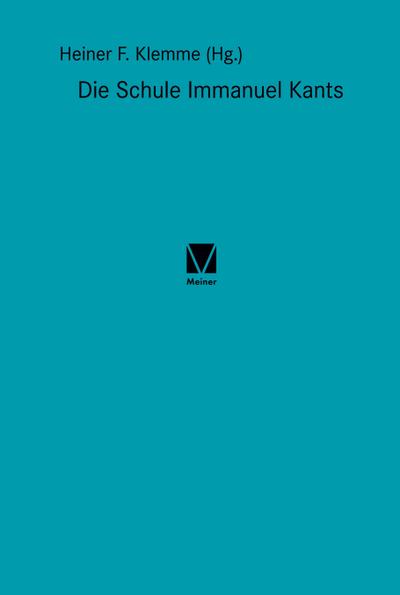 Die Schule Immanuel Kants