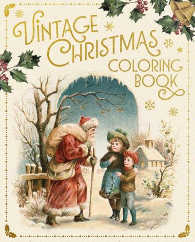 Vintage Christmas Coloring Book