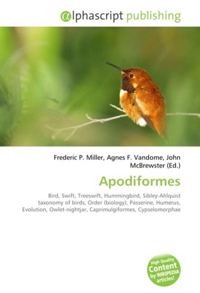 Apodiformes - Frederic P. Miller