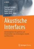Akustische Interfaces