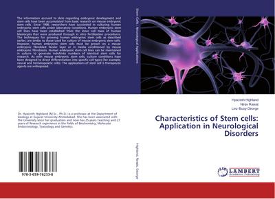 Characteristics of Stem cells: Application in Neurological Disorders