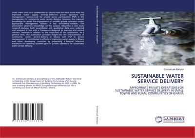SUSTAINABLE WATER SERVICE DELIVERY