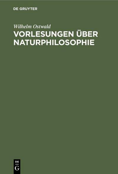 Vorlesungen über Naturphilosophie