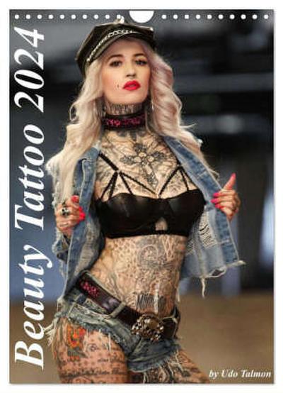 Beauty Tattoo 2024 (Wandkalender 2024 DIN A4 hoch), CALVENDO Monatskalender