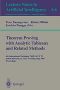 Theorem Proving with Analytic Tableaux and Related Methods