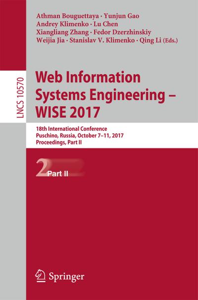 Web Information Systems Engineering ¿ WISE 2017