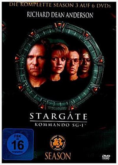 Stargate Kommando SG-1, DVD-Videos Season 3, 6 DVDs, deutsche, englische u. spanische Version