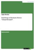 Erziehung in Hermann Hesses "Glasperlenspiel"