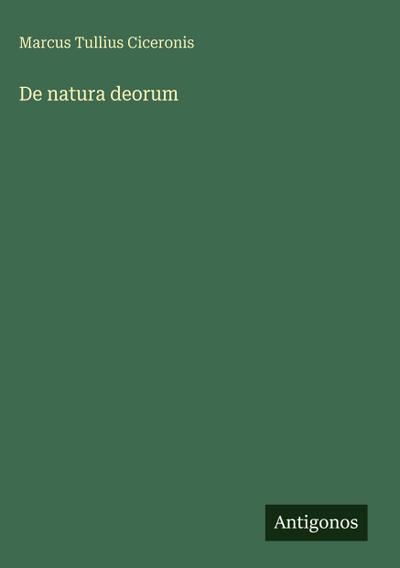 De natura deorum