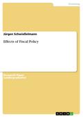 Effects of Fiscal Policy - Jürgen Schwießelmann
