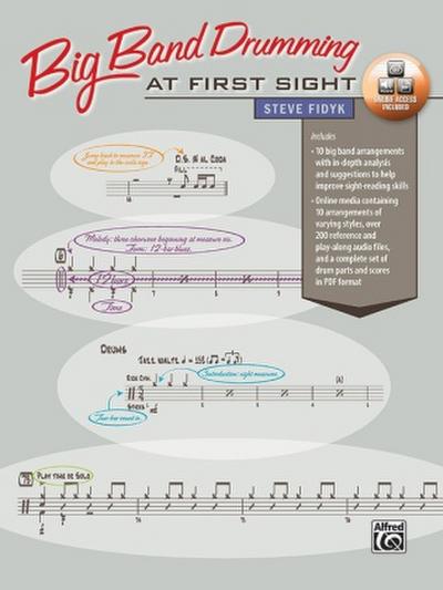 Big Band Drumming at First Sight, m. 1 Audio-CD