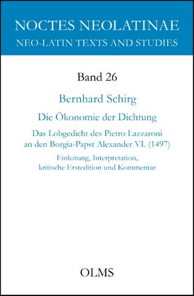 Die Ökonomie der Dichtung