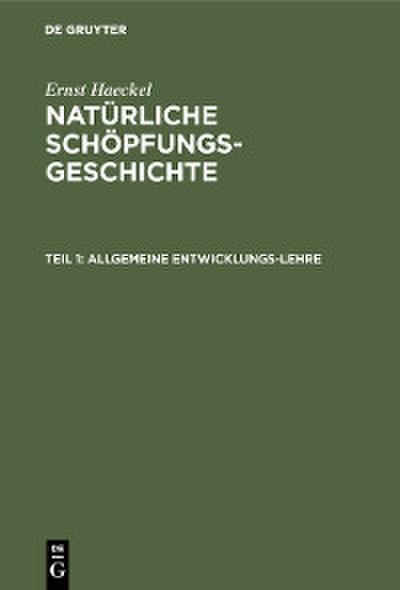 Allgemeine Entwicklungs-Lehre