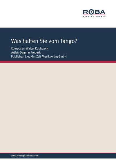 Was halten Sie vom Tango?