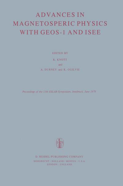 Advances in Magnetospheric Physics with GEOS-1 and ISEE