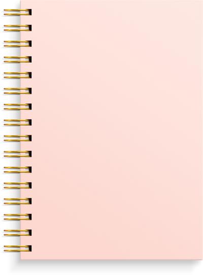 Burde Notizbuch A5 pink