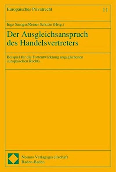 Der Ausgleichsanspruch des Handelsvertreters