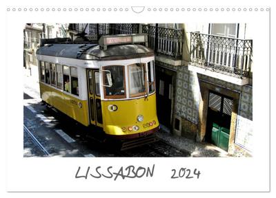 Lissabon (Wandkalender 2024 DIN A3 quer), CALVENDO Monatskalender