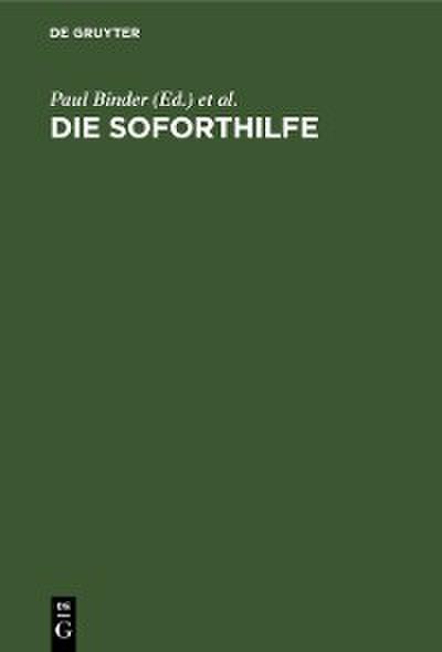 Die Soforthilfe