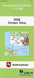 Emden West 1 : 25 000. (TK 2608/N)