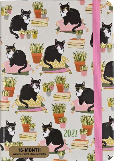 2027 Smarty Cats Weekly Planner (16 Months, Sept 2026 to Dec 2027)