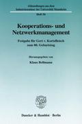 Kooperations- und Netzwerkmanagement.