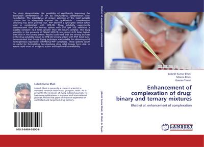 Enhancement of complexation of drug: binary and ternary mixtures