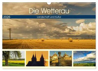 Die Wetterau - Landschaft und Kultur (Wandkalender 2026 DIN A3 quer), CALVENDO Monatskalender