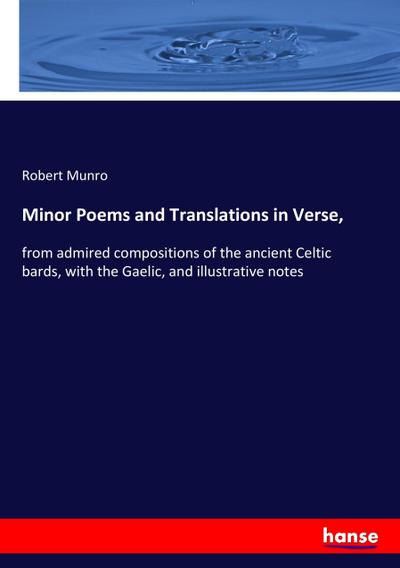 Minor Poems and Translations in Verse