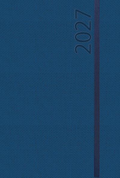 Buchkalender Wochentimer Spirale dunkelblau 2027