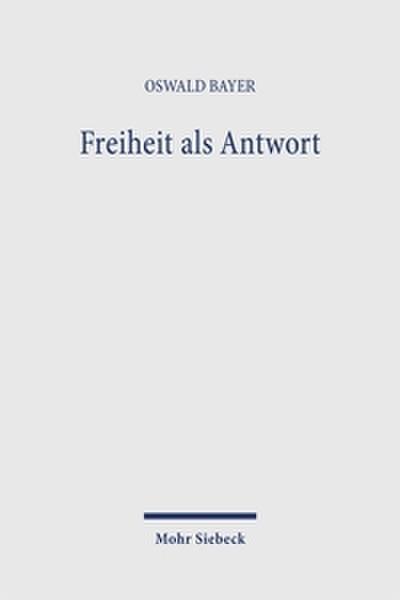 Freiheit als Antwort