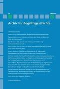 Archiv für Begriffsgeschichte / Archiv für Begriff