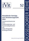 Düsseldorfer Vorträge zum Versicherungsrecht 2022