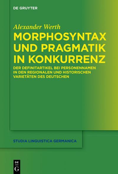 Morphosyntax und Pragmatik in Konkurrenz