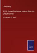 Archiv für das Studium der neueren Sprachen und Li