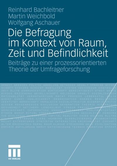 Die Befragung im Kontext von Raum, Zeit und Befindlichkeit