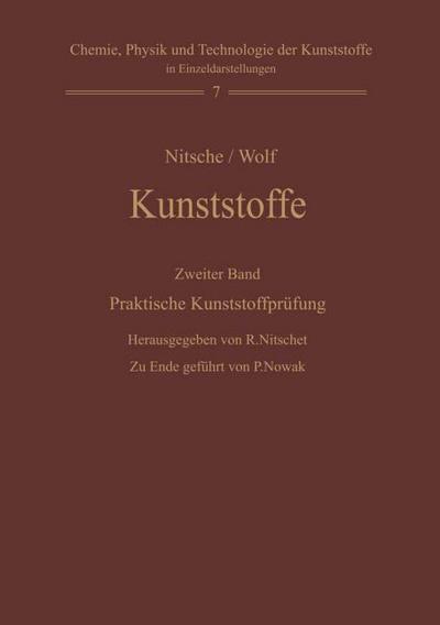 Kunststoffe.Struktur, physikalisches Verhalten und Prüfung
